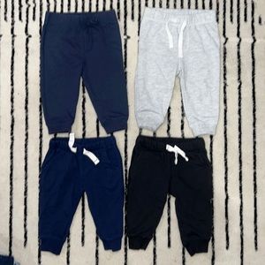 Pack of 4 Neutral baby joggers - size 6 months